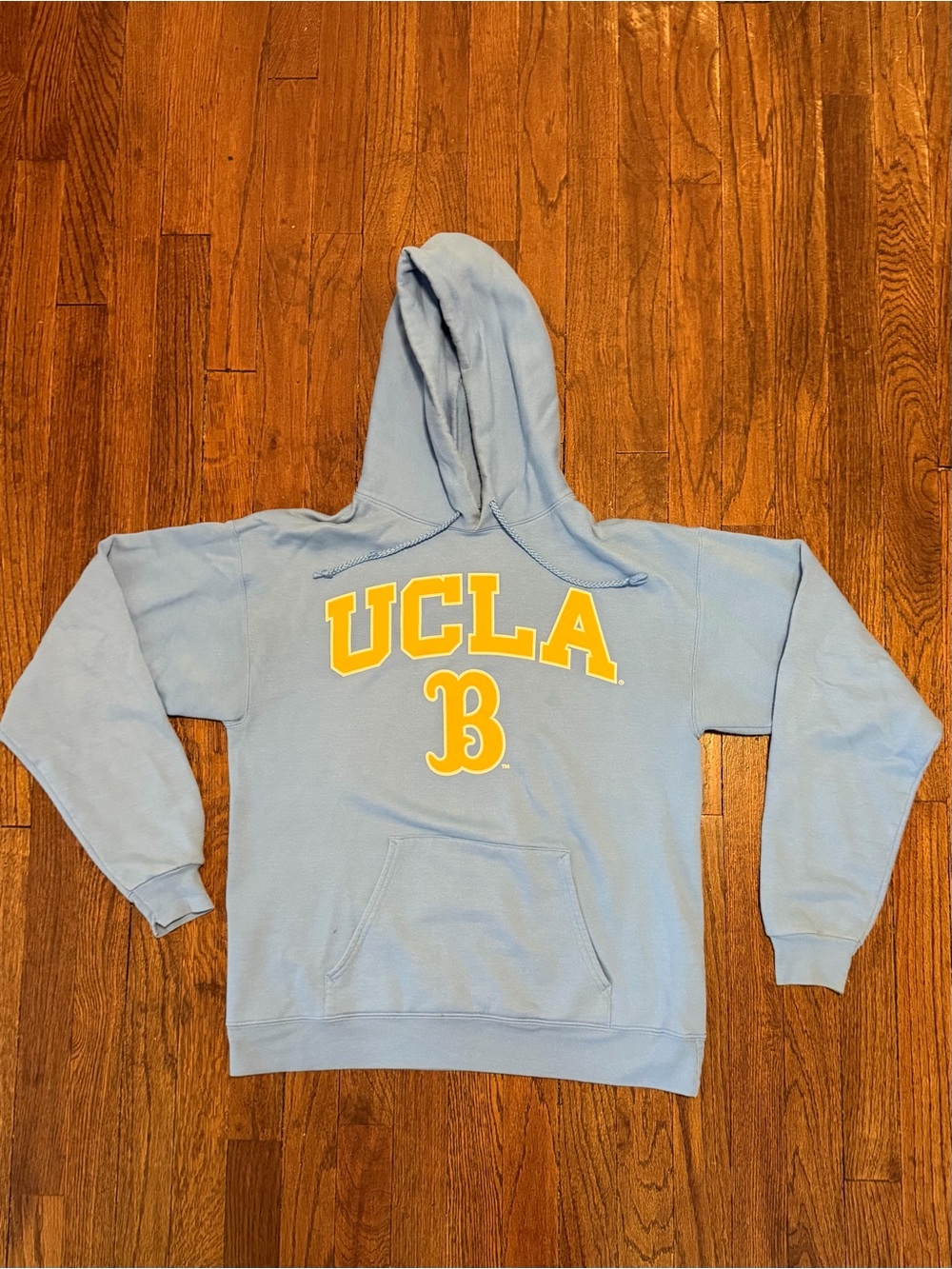 UCLA Bruins The Victory Blue Gold Pullover Hoodie Sweatshirt Medium